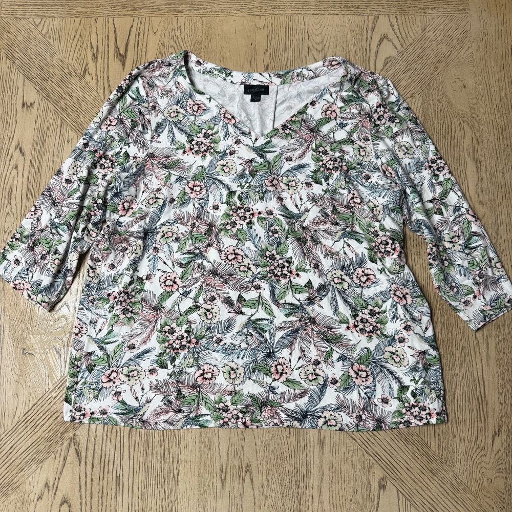 J.‎ Jill Wearever Floral Top Large